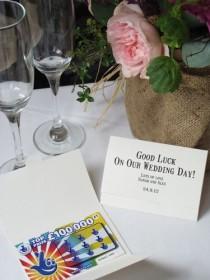 wedding photo - Bespoke Wedding Favour Scratch Card Holders
