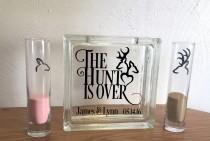 wedding photo - The Hunt is Over - Unity Sand Ceremony Set - Country Wedding