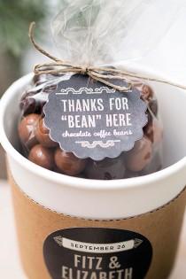 wedding photo - Wedding Favor Friday: Chocolate-Covered Coffee Beans