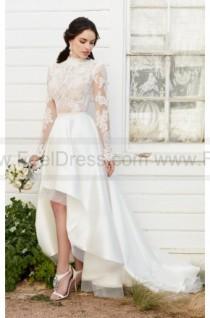 wedding photo -  Martina Liana Illusion Lace High-Low Skirt Wedding Separates Style Jude   Sia