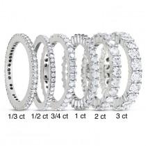 wedding photo - 14k White Gold 1/3ct To 3ct TDW Diamond Eternity Ring (G-H, I1-I2)