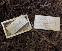 wedding photo - 1 Wooden Block USB & Small Slide Wooden USB Gift Box - Branded with Your Personalised Logo