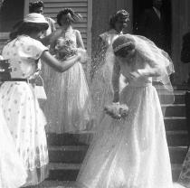 wedding photo - Vintage Bride :: Rice Throwing Tradition on Snippet & Ink