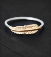 wedding photo - Feather Ring
