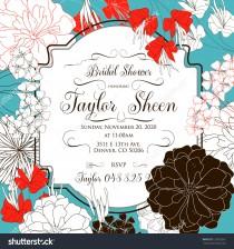 wedding photo - Bridal Shower invitation card
