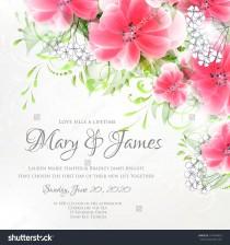 wedding photo - Wedding card or invitation with abstract floral background. Greeting card in grunge or retro style. Elegance Seamless pattern with flowers roses, floral illustration in vintage style