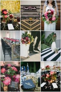 wedding photo - Black, White, Pink & Sparkle: A Seriously Glamorous Wedding Reception