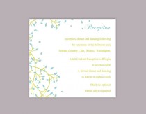 wedding photo -  DIY Wedding Details Card Template Editable Word File Instant Download Printable Details Card Aqua Blue Details Card Elegant Enclosure Cards