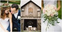 wedding photo - Emotional Blush Indiana Barn Wedding by Jennifer van Elk