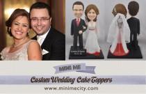 wedding photo - Custom Wedding Cake Toppers