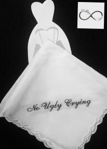 wedding photo - No Ugly Crying Handkerchief