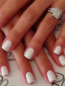 15 Fabulous Wedding Nail Ideas wedding photo - 15 Fabulous Wedding Nail Ideas
