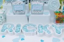 wedding photo - CANDY HOLDERS - 3D printed alphabet letters, numbers or shapes-Treats holders - Wedding sweet table, birthday decoration,baptism,baby shower