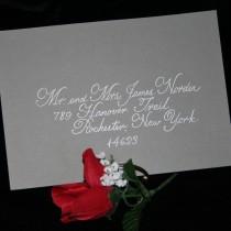 wedding photo - Calligraphy Envelope Addressing, DISCOUNT CALLIGRAPHY SPECIAL, Edwardian Script