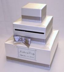 wedding photo - Elegant Custom Made Card Boxes
