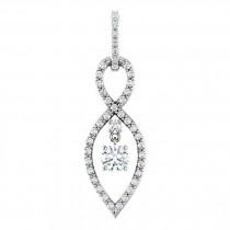 wedding photo - Diamond Infinity Loop Drop Pendant 14k Necklaces for Women, Cyber Monday Deals 2016 Amazon Ebay Walmart Etsy