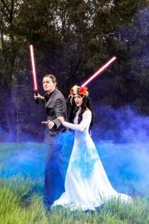 wedding photo - Geeky & Homemade Star Wars Wedding