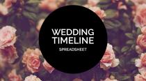 wedding photo - Planning tools 101: Your wedding timeline spreadsheet