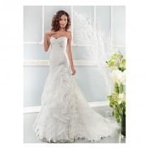 wedding photo - Elegant Organza Sweetheart Neckline Natural Waistline Mermaid Wedding Dress - overpinks.com