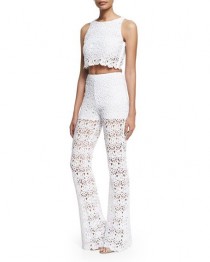 wedding photo - Rosi Floral-Lace Crop Top
