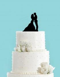 wedding photo - Army Groom and Bride Acrylic Wedding Cake Topper
