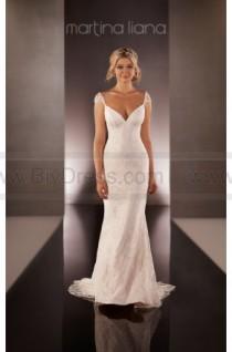 wedding photo -  Martina Liana Cap Sleeve Wedding Dress Style 606