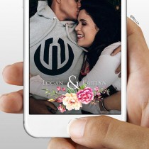 wedding photo - Snapchat Geofilter for Weddings or Engagements 