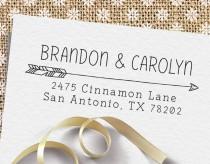 wedding photo - Personalized Address Stamp - Custom Rubber Stamp - Self Inking Stamp - Custom Stamp - Personalized Return Address Stamp - RA055