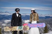 wedding photo - A shredding wedding: snowboarding post-nuptials is a total win