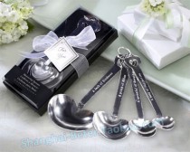 wedding photo -  "LOVE BEYOND MEASURE" HEART-SHAPED MEASURING SPOONS IN GIFT BOX BETER-WJ005/F...
