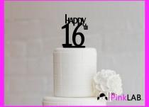 wedding photo - Cake Decor Rustic-Happy birthday Cake topper-Birthday-All birthday cake toppers-sweet 16