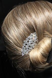 wedding photo - vintage silver bridal hair comb,wedding hair comb,wedding hair accessories,bridal headpiece,crystal wedding comb,rhinestone bridal comb