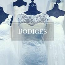 wedding photo - Wedding Dress Bridal Gown Bodices- Strapless Wedding Gown Boatneck Wedding Gown Sweetheart Neckline Wedding Dress Off Shoulder Wedding Dress