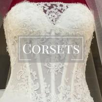wedding photo - Corset Wedding Dress Bridal Gown- Corset Wedding Gown Wedding Dress Corset Bustier Wedding Dress Boned Wedding Gown  Bridal Dress