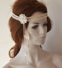 wedding photo -  Wedding Headband, Lace Bridal Head Piece, Bridal Headband, Bridal Hair Accessories