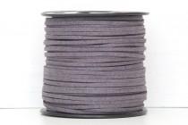 wedding photo - Dark gray faux suede cord 3mm Jewelry supplies Jewelry cord  Suede rope Suede thread Craft project Vegan suede cord