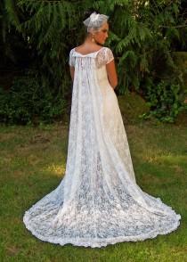 wedding photo - Ariella-Custom Vintage Couture Lace Wedding Dress-CRBoggs Original