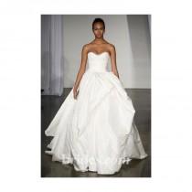 wedding photo - Marchesa - Fall 2013 - Jayden Silk Taffeta Ball Gown with Sweetheart Lace Bodice - Stunning Cheap Wedding Dresses