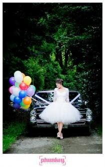 wedding photo - Wedding Tutu Skirt in Blended Champagne Adult Tutu in Ivory and Cream