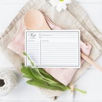 wedding photo - Printable Recipe cards, bridal shower recipe cards, printable shower recipe cards, editable instant download