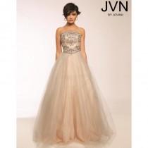 wedding photo - Jovani JVN24733 Beaded Tulle Ballgown - Brand Prom Dresses