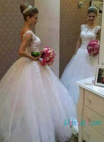 wedding photo -  Russian customize princess ball gown wedding dress