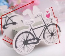 wedding photo - 50pieces free shipping Bike Design Wedding Candy Packaging Box,Christmas /Baby Shower Party Favor Paper Gift Packaging Boxes,Party Favors