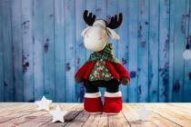 wedding photo - Elk Johan. Elk tildа. Textile toy. Interior doll. Deer  toy . Cute doll. Christmas gift. Rag toy. Soft toy. Christmas deer
