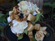 wedding photo - Autumn Jewel Bridal Bouquet
