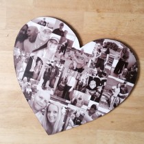 wedding photo -  Custom Photo Collage, Heart Photo Collage, Wood Letters, Personal Collage, Photo Collage, Personal Photo Collage, Customized Photo Letters