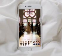 wedding photo - SNAPCHAT GEOFILTER, Custom Snapchat Geofilter, Wedding geofilter, Snapchat filter, rustic snapchat geofilter, Watercolor, Wedding
