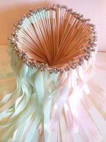 wedding photo - Wedding ribbon wands