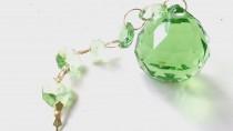 wedding photo - Spring Green Ball 30mm Ornament Chandelier Crystal