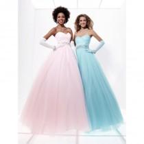 wedding photo - Fashion 2014 Pink Tiffany Presentation Full A-line Prom Ball Gown 16879 - Cheap Discount Evening Gowns